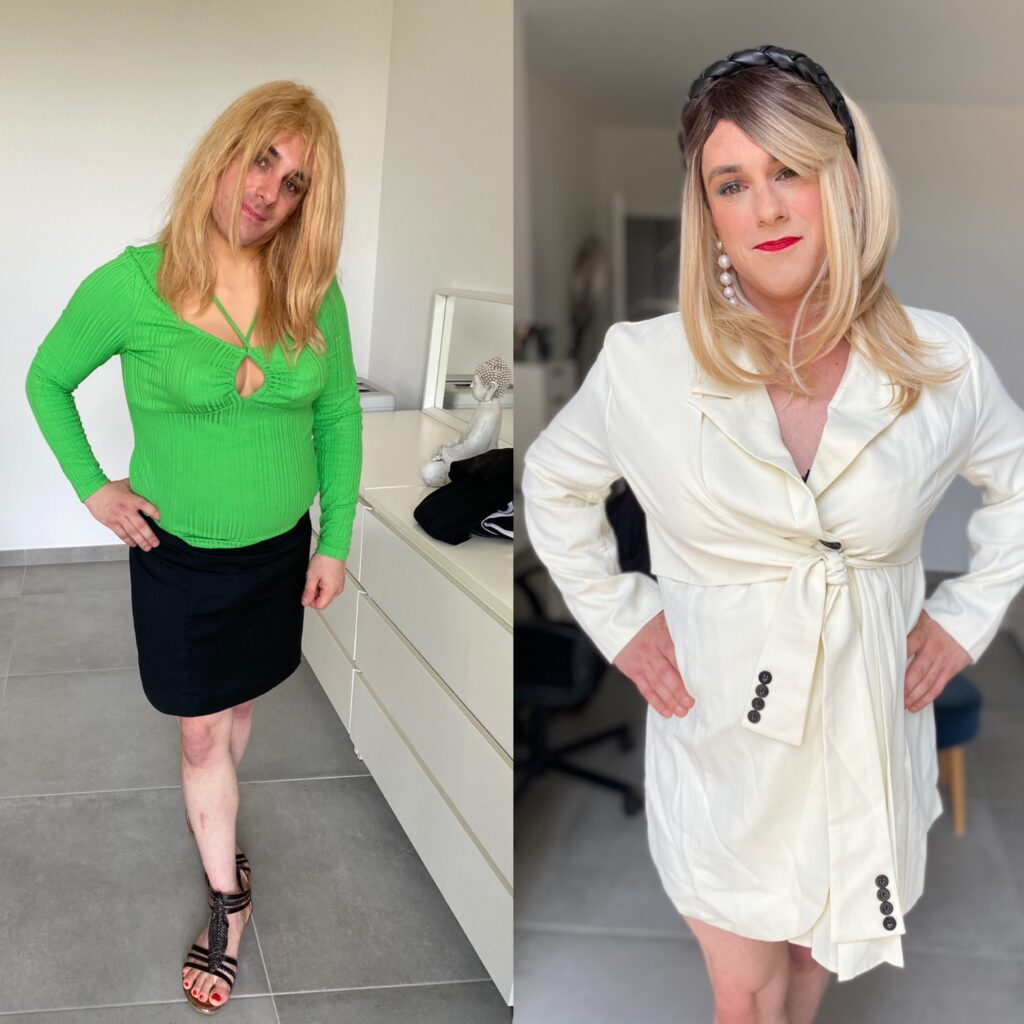Lindsey , transgenre : avant et après